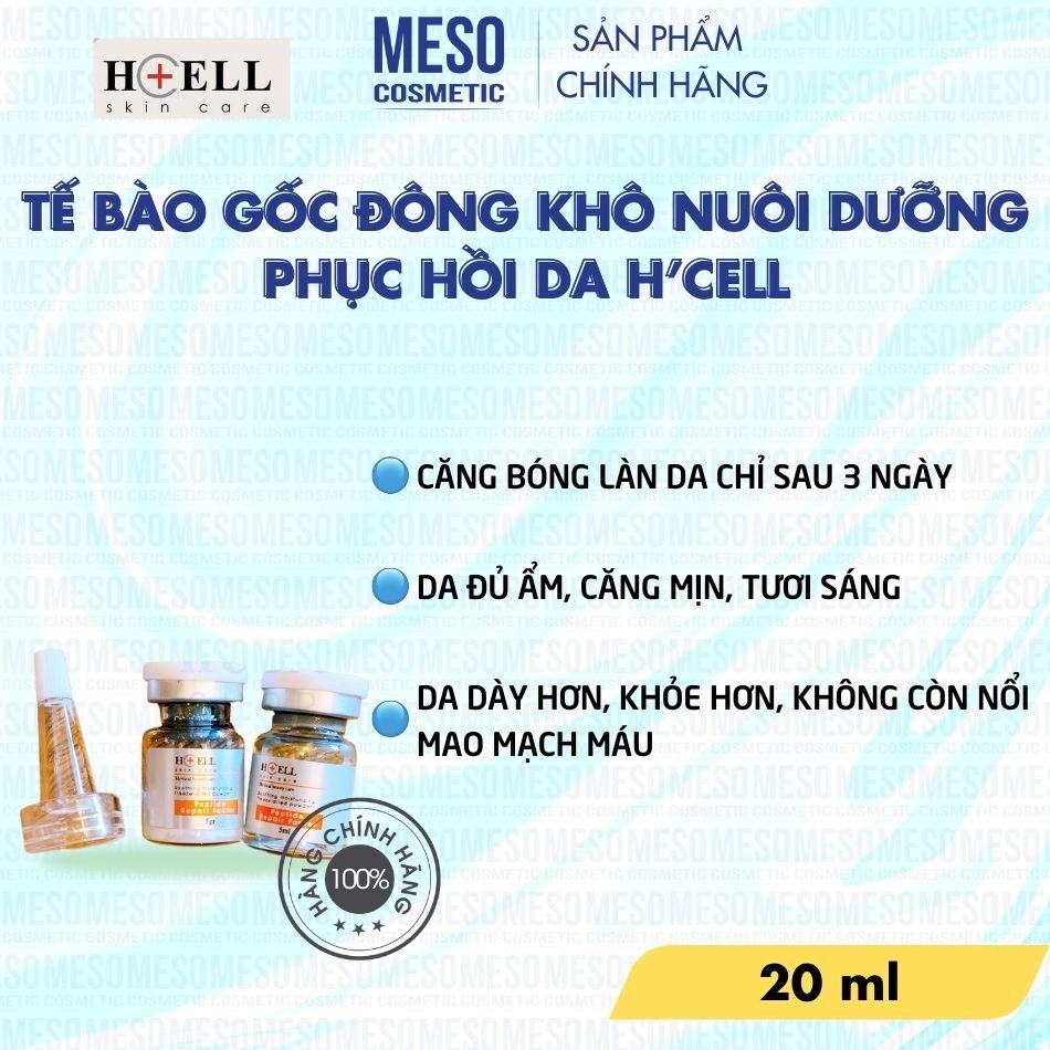 Tế Bào Gốc Hcell Đông Khô Peptide Repair Factor nuôi dưỡng, tái tạo phục hồi da